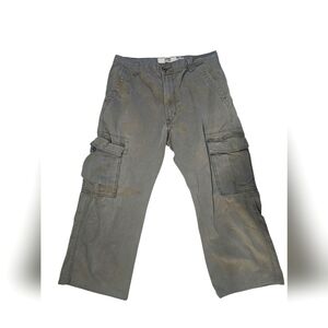 Levis Cargo Pants Olive Vintage Wash